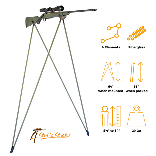 Bush Essential Green - Shooting Stick