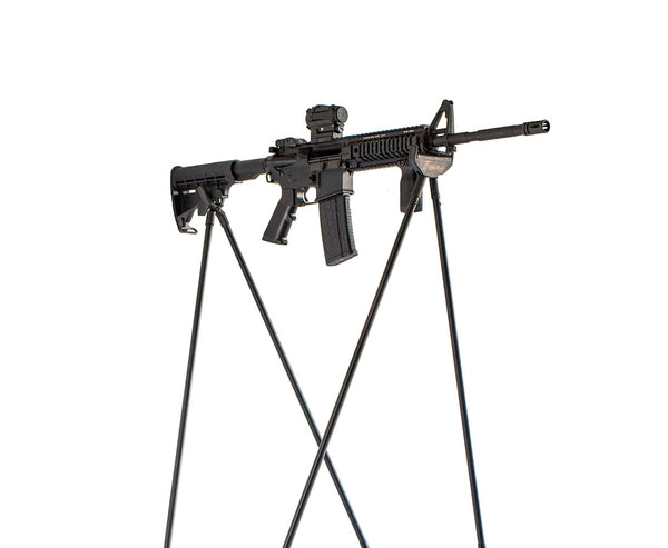 Bush light and AR15 Shooting Stick