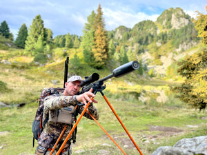hunting with Shooting Sticks