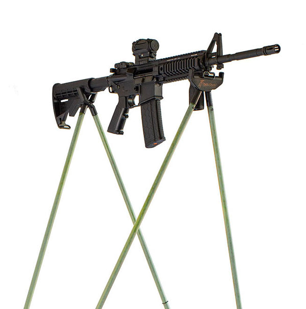 AR15 montato su Bush Essential Shooting Sticks